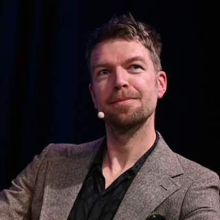 Prof. Hartmut von Sass, evang. Theologe, bei einem internationalen Festival für Philosophie.