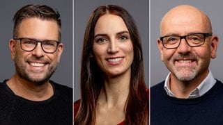 Porträts von SWR4 Moderatorinnen und Moderatoren in einer Collage