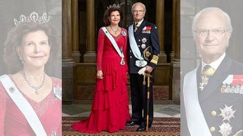 Ein offizielles Pressefoto des Königspaares König Carl XVI. Gustaf und Königin Silvia (Foto: Pressestelle, Kungahuset / The Royal Court, Sweden - Peter Knutson) Ein offizielles Pressefoto des Königspaares König Carl XVI. Gustaf und Königin Silvia