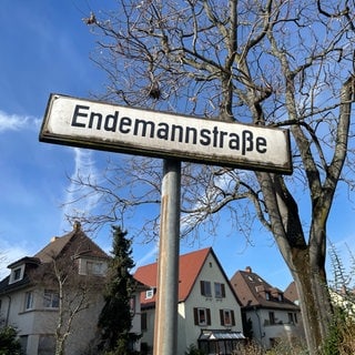 Straßenschild Endemannstraße in Heidelberg