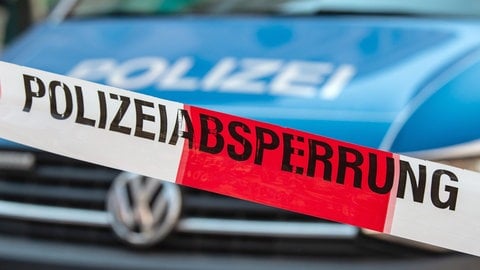 Eine Absperrung der Polizei (Symbolbild)