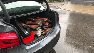 Bei einem Großeinsatz Mitte März 2019 in Kordel wurden die Waffen des Mannes sichergestellt.