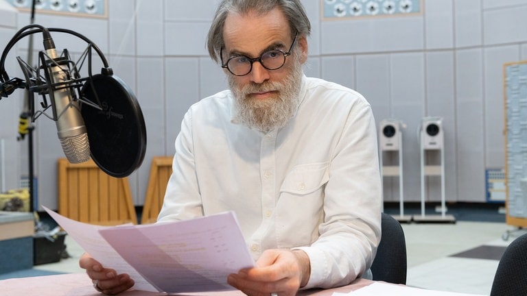 Sebastian Blomberg in der Rolle Laban, Rebekkas Bruder und Jaakobs Onkel (Foto: SWR, Björn Pados) Sebastian Blomberg in der Rolle Laban, Rebekkas Bruder und Jaakobs Onkel
